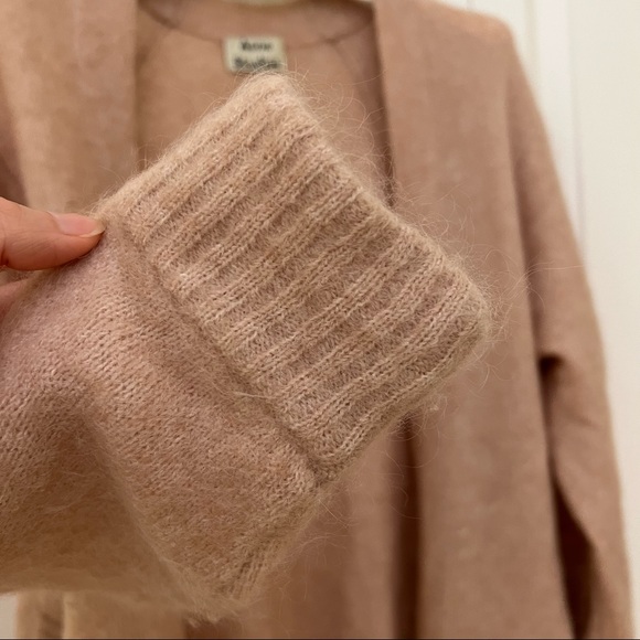 Acne Studios Raya Sh Mohair Powder Pink In Mohair-blend Cardigan - Picture 4 of 15